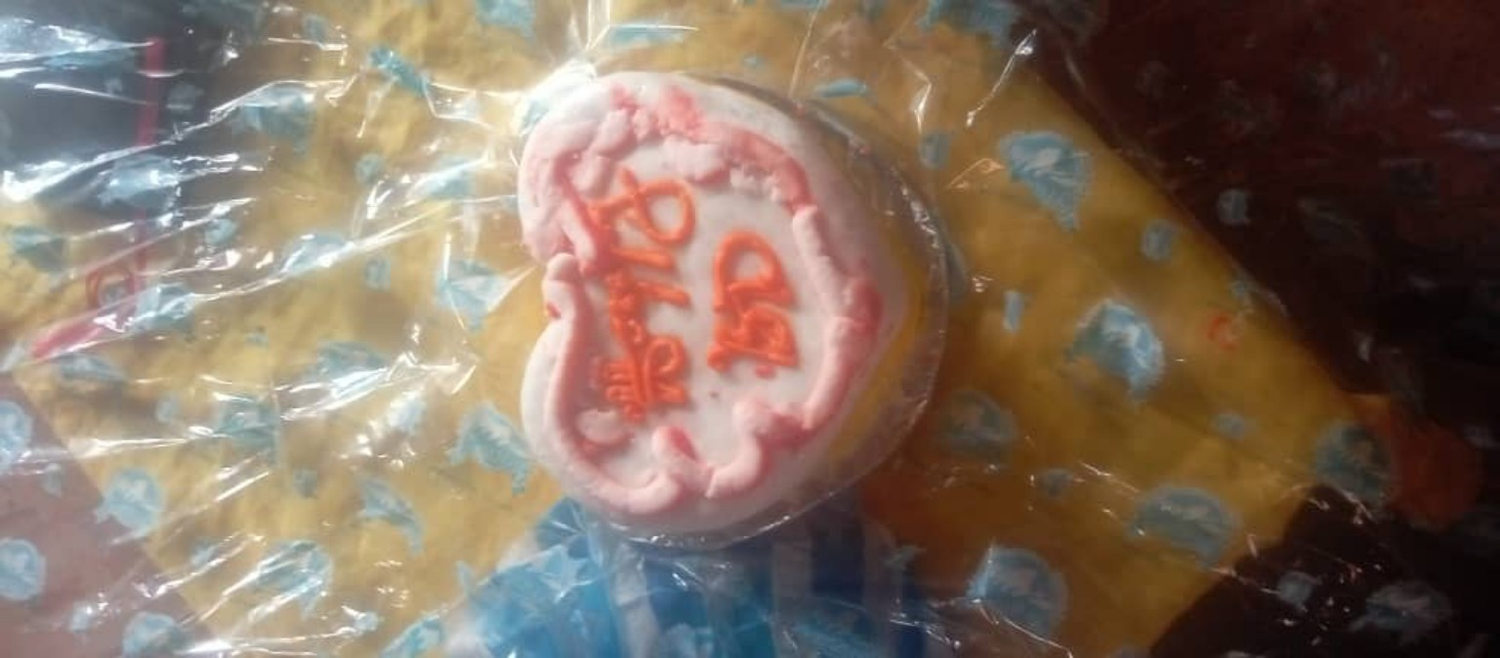 Birthday cake from the founding programme