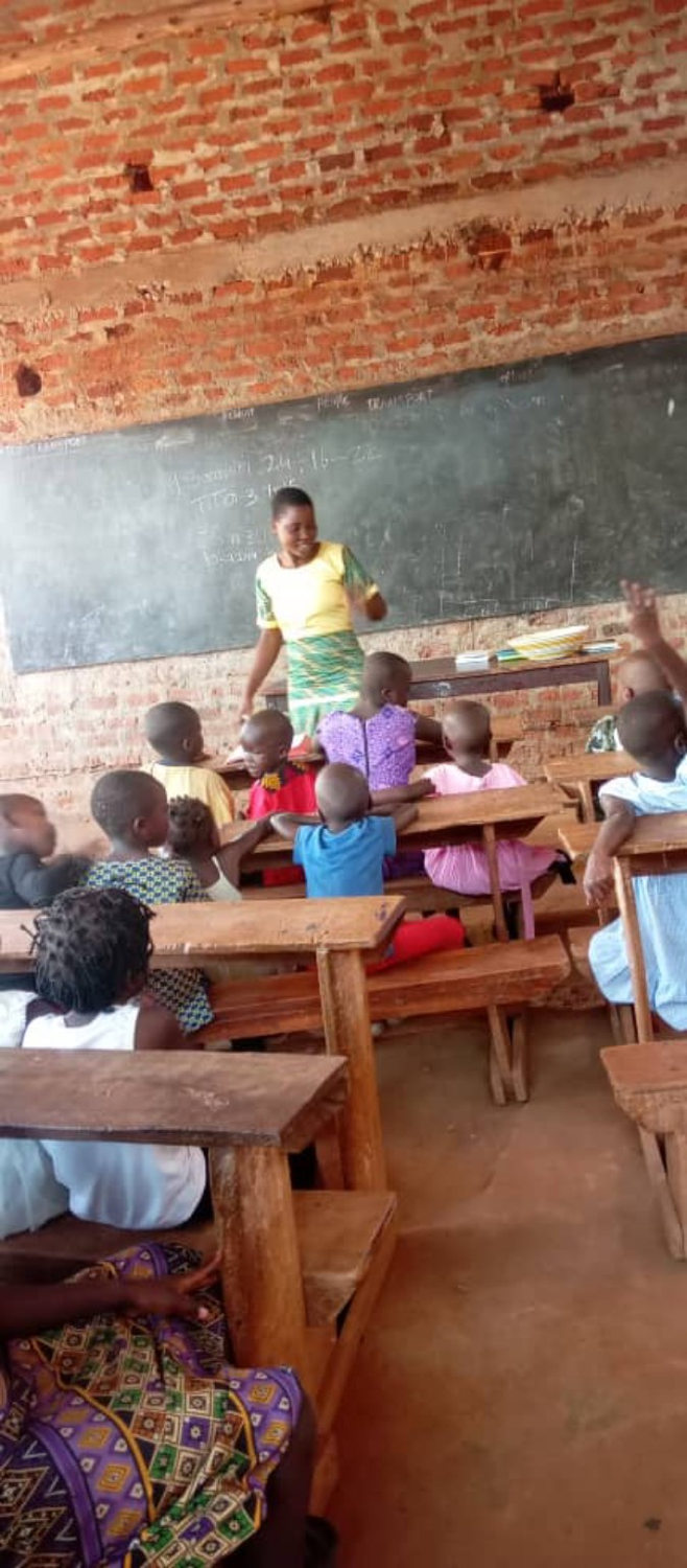 Children gathered in a learning activity