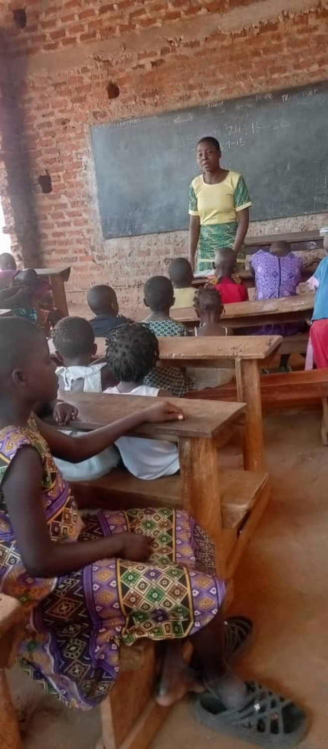 Children gathered in a learning activity